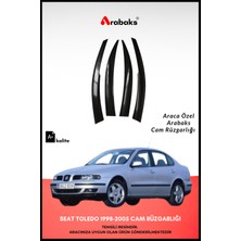 Arabaks Seat Toledo 1998-2005 Cam Rüzgarlığı 4'lü Takım (Mugen Tip, Dayanıklı Malzeme, Kolay Montaj)