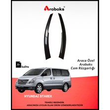 Arabaks Hyundai Starex Cam Rüzgarlığı 2'li Takım (Mugen Tip, Dayanıklı Malzeme, Kolay Montaj)
