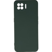 Alkar Ticaret Oppo A73 Kılıf Nano Içi Kadife Silikon - Koyu Yeşil