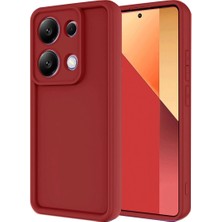 Alkar Ticaret Xiaomi Redmi Note 13 Pro 4g Kılıf Viera Silikon - Kırmızı
