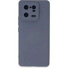 Alkar Ticaret Xiaomi Mi 13 Pro Kılıf Nano Içi Kadife Silikon - Gri
