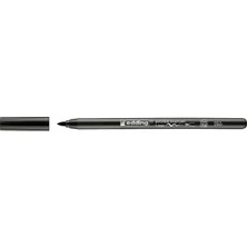 Edding Porselen Kalemi Fırça Uçlu 1 Mm- 4 Mm Siyah 4200 (10 Lu Paket)