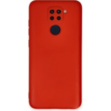 Alkar Ticaret Xiaomi Redmi Note 9 Kılıf Nano Içi Kadife Silikon - Kırmızı