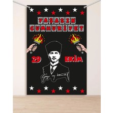 heptex 29 Ekim Cumhuriyet Bayramı Hatıra Fotoğraf Panosu 100x150 1 Adet Renkli Tasarım