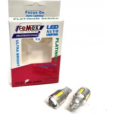Femex Platinum Mercekli Turuncu T15 W16W 3035 Chip 18SMD  10W LED Ampul Feemx