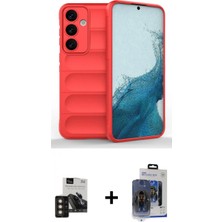 İlk El Grup Ieg™ Galaxy S24 Atlas Koleksiyonu - Siyah Vanessa Magic Cam + Gold Pvd Metal Kamera Lens