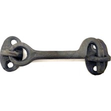 Nuveden Antika Tarz Dekoratif Pirinç  Çengeli - 8,5cm, Oksit