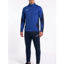 Joma Antrenman Sweatshirt Stadio Erkek Saks Lacivert Fermuarlı Sweat 9212426
