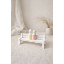 Pelius Mini Bank Dekoratif Fotoğraf Konsept Ürünü, Masa Üstü Süs 17 cm