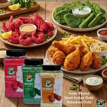 Dört Mevsim Baharat 3 Çeşit Panko - Sade Panko, Hibiskus Panko, Yeşil Sebze Özlü Panko (3ADETX170GR)