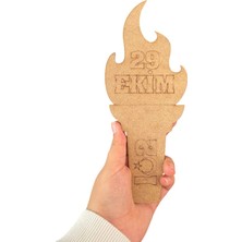 heptex 29 Ekim Cumhuriyet Bayramı Meşale Boyama 5 Adet