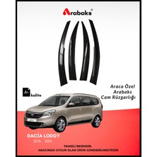 Arabaks Dacia Lodgy 2013-2015 Cam Rüzgarlığı 4’lü Takım (Mugen Tip, Dayanıklı Malzeme, Kolay Montaj)