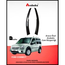 Arabaks Ford Conncet Cam Rüzgarlığı 2'li Takım (Mugen Tip, Dayanıklı Malzeme, Kolay Montaj)