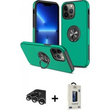 İlk El Grup Ieg™ iPhone 13 Pro Max Odak Form Prime - Siyah Bilvis Hayalet Cam Ekran Koruyucu + Gümüş Raze Metal Kamera Lens