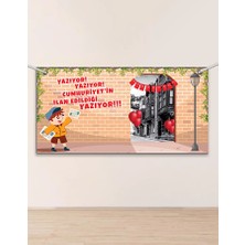 heptex 29 Ekim Cumhuriyet Bayramı Hatıra Fotoğraf Panosu 100X200