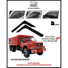 Arabaks As 250-950 Dodge Cam Rüzgarlığı  Takım (Mugen Tip, Dayanıklı Malzeme, Kolay Montaj)
