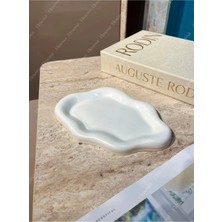 Pelius Dekoratif Takı Tabağı,dekoratif Bulut Tabağı(Verniklidir)