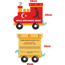 heptex Ahşap Üzeri Uv Baskı Milli Mücadele Treni 20 Parça