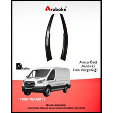 Arabaks Ford Transit L Cam Rüzgarlığı 2'li Takım Mugen Tip Dayanıklı Malzeme Kolay Montaj Uyumlu