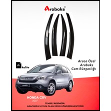 Arabaks Honda CRV 2007 Cam Rüzgarlığı 4'lü Takım Dayanıklı Malzeme Kolay Montaj Uyumlu