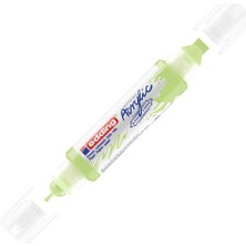 Edding Akrilik Kalem 3D Double Liner Pastel Yeşil 917 (5 Li Paket)