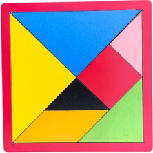heptex Ahşap Tangram 15 cm 5 Adet