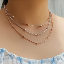 Famemus Accessory Kırmızı Oniks & Kristal Damla Uzun Kolye