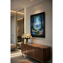 Safir Design 1000 Parçalık Puzzle Çerçevesi - Siyah Ahşap Görünümlü Modern Tasarım (iç ölçüleri 48x68cm)