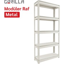 Gorilla Modüler Raf / Metal / Beyaz