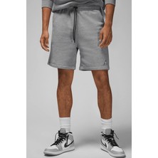 Nike Jordan Brooklyn Fleece Unisex Shorts Şardonlu Kalın Şort Gri
