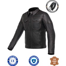 Cm7 Herıtage Hakiki Deri 4 Mevsim Motosiklet Montu Ceketi