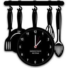 heptex Kişiye Özel Hediyelik Mutfak Duvar Saati