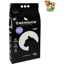 Catmania Lavanta Kokulu Renkli Tanecikli Topaklanan Kedi Kumu 10 Lt