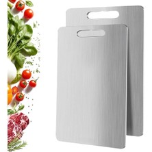 Uravas Store 2 Boy Paslanmaz Çelik Tutmaz,kırılmaz,antibakteriyel,elde Bulaşık Makinesinde