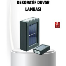 Nuveden Solar Güçlü 6 LED Dış Mekan Lambası – Otomatik Aç/kapa Işık Sensörlü Aydınlatma