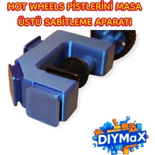 Dıymax Yarış Pisti Kelepçesi | Hot Wheels & Mini Araçlar Için 3 Açılı Masa Sabitleme Aparatı