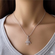 Famemus Accessory Ay Figürlü Fantastik Kolye Çelik Silver Kolye 45CM