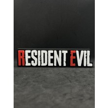 Goka 3D Craft Resident Evil Temalı Duvar Dekoru - Oyuncu Odası Tablosu - 20 x 17,5 x 1,5 cm