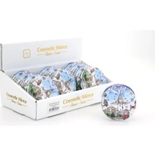 Nuveden Taşlı Istanbul Tasarımı El Aynası Kalın Model 5