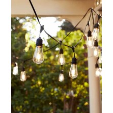 Lambax IP65 Dış Mekan Su Geçirmez E27 Duylu 5 mt 5 Duy Aydınlatma Bahçe Aydınlatma Ampüller Dahil Değildir