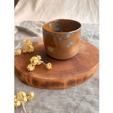 Nora Atelier Ceramic Leopar Serisi, Kulpsuz Kübik Form Mug