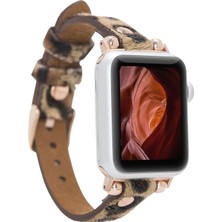 Nuveden Apple Watch Uyumlu Deri Kordon 38-40-41MM Rt LEO1N