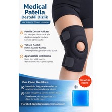 Nuveden Medical Patella Destekli Ayarlanabilir Dizlik – Menisküs ve Spor Için Diz Koruyucu