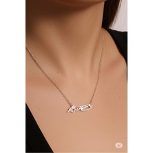 Famemus Accessory Çelik Gold Renk Zirkon Taşlı Kalp Galaksi Model Kadın Kolye