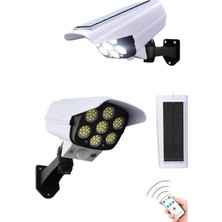 Nuveden Solar Bahçe Lambası Uzaktan Kumandalı Kamera Görünümlü Hareket Sensörlü