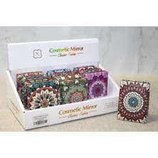 Nuveden Taşlı El Aynası Dikdörtgen Kalın Model 4