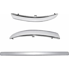 Arkıl Linea Arka Tampon Çıtası (Krom) Sağ Sol Orta 3'lü Takım