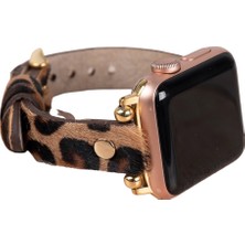 Nuveden Apple Watch Uyumlu Deri Kordon 38-40-41MM Gt LEO1N