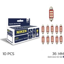 Niken Sofit Led Ampul 36mm -Beyaz Canbus (10 Adet)
