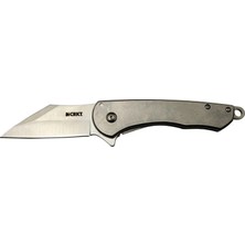 Nuveden Crkt Jettison 6820 Wy Beyaz Kamp / Outdoor Çakı 18,5cm - Yarı Otomatik, Kemerlikli, Kutulu